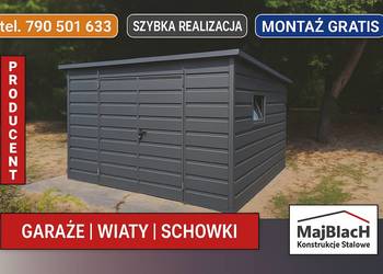 PRODUCENT Wiata ogrodowa/śmietnikowa - Altana na Narzędzia – Maj-Blach