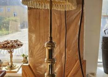 Mosiężna lampa masywna ozdobna