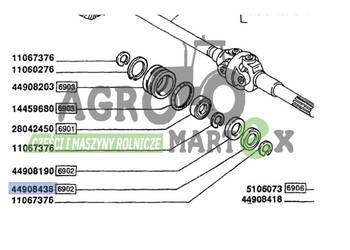 44908438 PIERŚCIEŃ USZCZELNIAJĄCY CNH