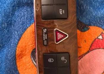 Mercedes W203 panel przycisków ESP awaryjne centralny zamek drewno