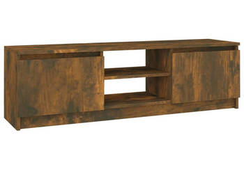 Szafka pod telewizor przydymiony dąb 120x30x355 cm WM-815339