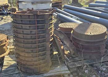 Włazy żeliwne 25T – 13 sztuk – FAKTURA VAT – SYNDYK