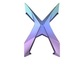 Tylna osłona "X" Angel XDekor Kolorowy Gradient