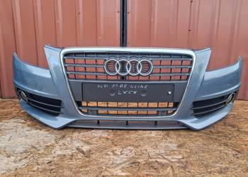 Przedni zderzak S-Line Audi A4 B8 8K0807437D niebieski metalik LX5X