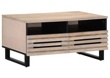 : Stolik kawowy 80x55x40 cm lite drewno mango WM-377503