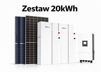 Zestaw budżetowy 20kWh LV (panele, inwerter 3 fazy, magazyn 28,6 kWh)
