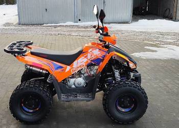 Quad Asix 125 Okazja duży smarowane zawieszenie 1+1 grizzly comander