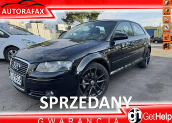 Audi A3 3-drzwiowe Klimatronic 2-stref, 2 kpl. kół, Podgrz. fotele, Ele sz…