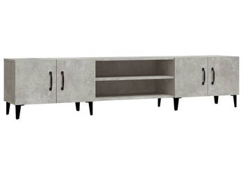 Szafka pod TV szarość betonu 180x315x40 cm WM-816268