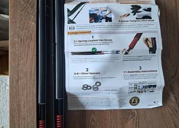 nowe siłowniki gazowe do samoczynnego otwierania bagażnika, uszkodzone moco