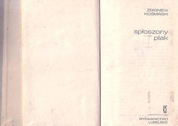 (8598) SPŁOSZONY PTAK – ZBIGNIEW KOŚMIŃSKI