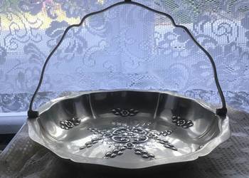 Patera posrebrzana stara koszyk JT&Co LS rok 1910 Patera posrebrzana stara koszyk JT&Co LS rok 1910