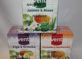 Herbata biała Adventure - jaśmin aloes , poziomka mandarynka , figa gruszka