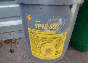 Olej shell spirax  hydrauliczno przekładniowy 80l używany.