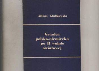 Granica polsko-niemiecka po II wojnie światowej - Klafkowski