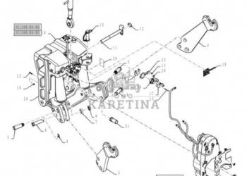 New Holland T6090 T6070 Cięgło dolne 84514135