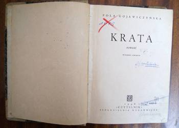 Pola Gojawiczyńska - Krata - 1948