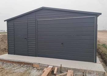 Garaż blaszany 5x5 Wzmocniony PROFILAMI. Producent SZYBKA REALIZACJA