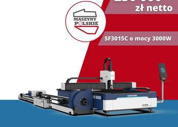NOWA WYCINARKA LASEROWA FIBER SF3015C O MOCY 3000W