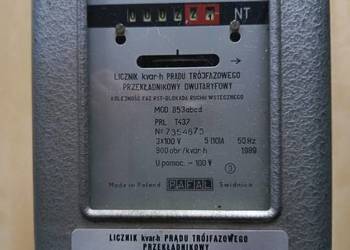 Licznik energii trójfazowy dwutaryfowy podlicznik