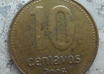 ARGENTYNA-10 CENTAVOS-2008 r