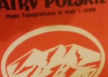 Tatry polskie Jaszczurów mapa topograficzna kolekcje unikaty