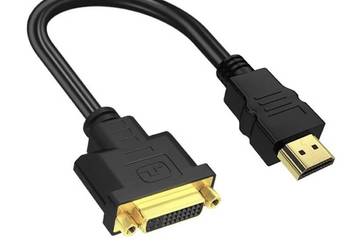 DVI do HDMI 24+5 Adapter-kabel, HDMI - DVI-D Dual-Link, Converter 2560P, HD