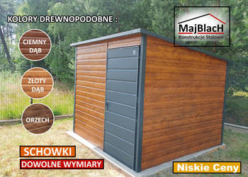 GARAŻE BLASZANE - Schowek na Narzędzia - Wiatka Ogrodowa – Maj-BlacH