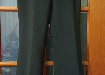 Spodnie damskie materiałowe 42 czarne na kant