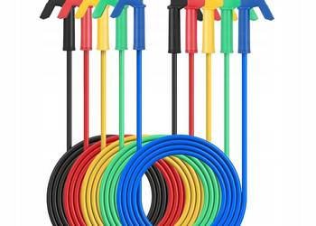 Przewody Pomiarowe Krokodylki 1000V 15A | 100 cm Zielone