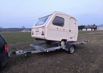 Przyczepa Kempingowa Niewiadów n126 na działkę budowę transport
