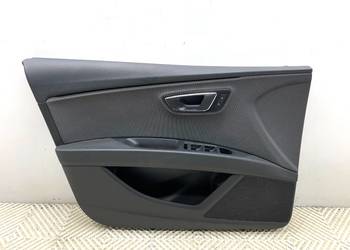 BOCZEK DRZWI LEWY PRZÓD SEAT LEON III Hatchback TAPICERKA