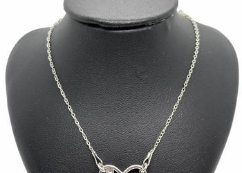 Srebrna Bransoletka Próby 925 1,48g Długość 19-23cm Nieskończoność