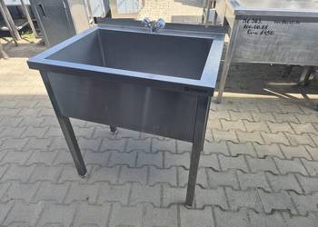 ZLEW BASEN 1 KOMOROWY GŁĘBOKI 30CM 80/60/85