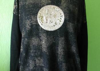 Bluzka - cienki sweter z akrylu _ Italia - 42 / 44 biust 115+ cm