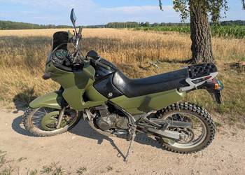 Kawasaki KLE 500 drugi zestaw kół oraz plastików