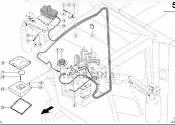 Claas Lexion 600 ANTENA 0000184290 (Gps-odbiornik / gps-antena)