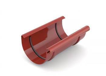 Bryza PVC Złączka rynny 75 mm czerwony