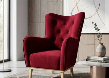 Fotel Wypoczynkowy Miki Czerwony, Dostawa 0zł!