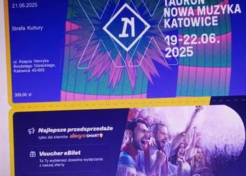 sprzedam bilet na festiwal Tauron Nowa Muzyka Katowice - 21.06.2025