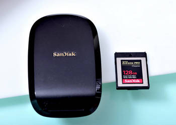 SanDisk Extreme PRO CFexpress Card Reader XQD czytnik i karta 128gb