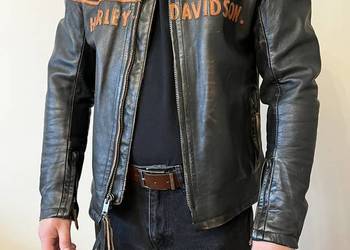 Kurtka skórzana Harley-Davidson Double Ton Slim Fit M