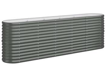 vidaXL Podwyższona donica, stal ocynkowana(SKU:318901)