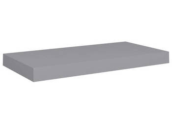 Półka ścienna szara 50 x 23 x 38 cm MDF WM-323850