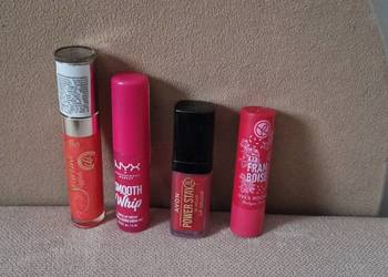 Avon nyx delia yves rocher dp ust czerwony czerwieńpomadka błyszczyk balsa
