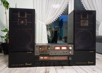 Kolumny Diora amplituner Unitra zrk 9100deck 9108