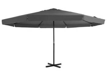 vidaXL Parasol ogrodowy na słupku aluminiowym, 500 cm, antracytow(sku44474)