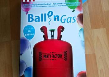 Pusta butla na hel party Factory