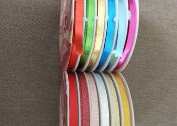 Wstążki brokat i metaliczne