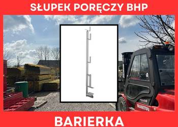 Słupek poręczy BHP barierka Słupek barierki ochronnej do szalunków